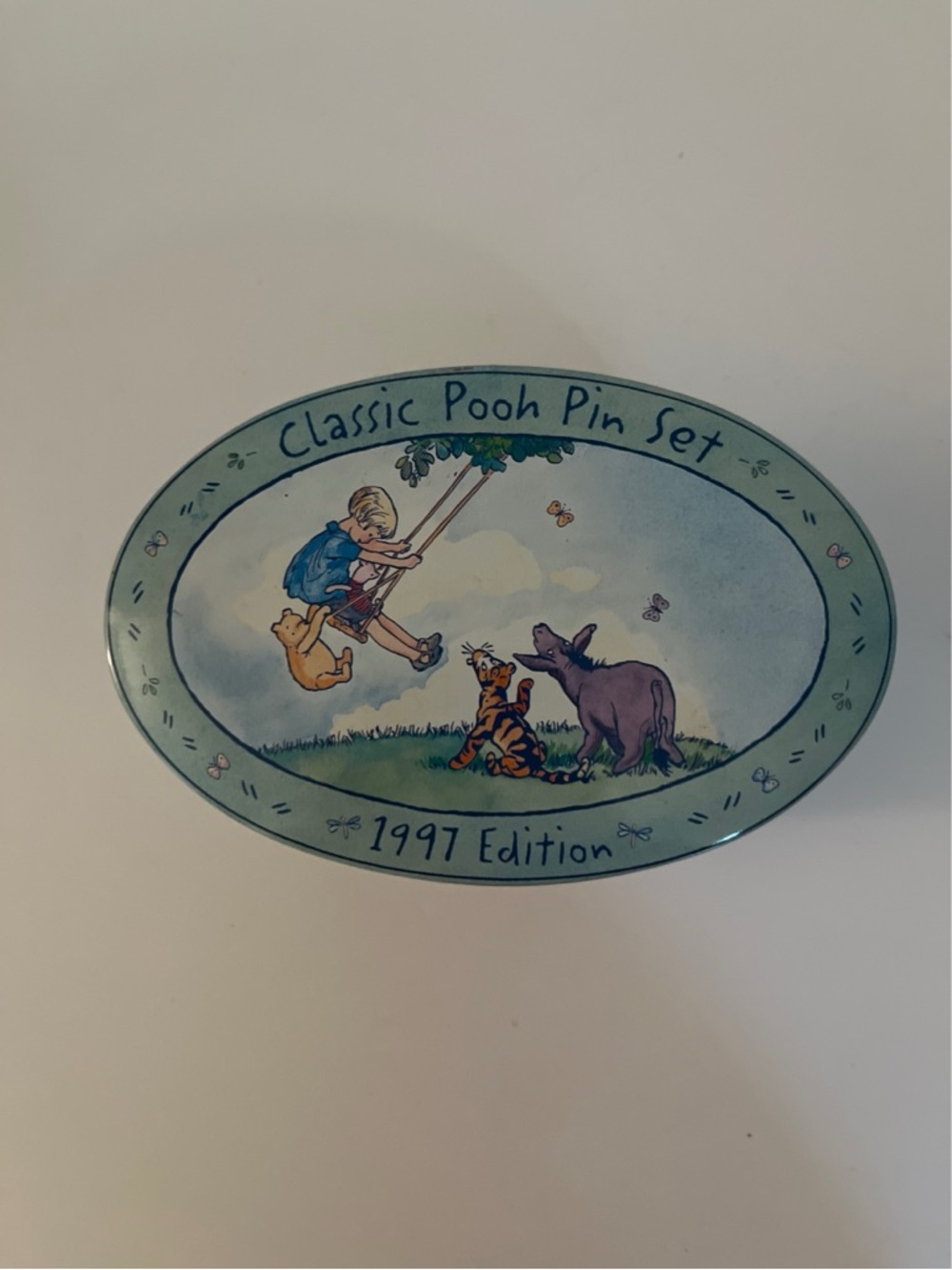 Vintage 1997 Winnie The Pooh Bear and Friends Enamel Pin Set